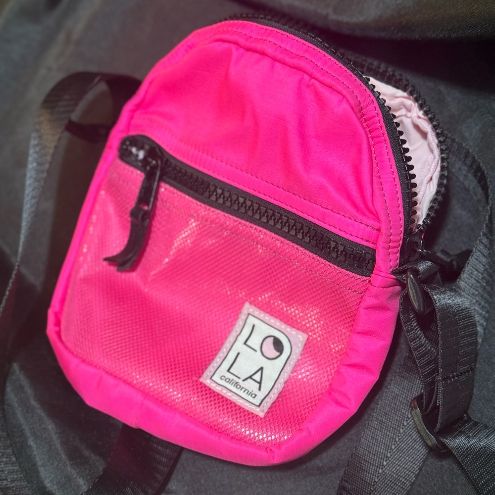 LOLA Bright Pink Backpack